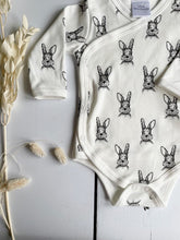 Load image into Gallery viewer, Kimono bodysuit, Bramble the Bunny
