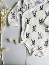 Load image into Gallery viewer, Kimono bodysuit, Bramble the Bunny