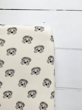 Load image into Gallery viewer, Cotbed fitted sheet , Pip the Hedgehog
