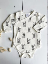 Load image into Gallery viewer, Kimono bodysuit, Bramble the Bunny
