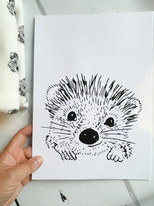 Wall artwork, Pip the Hedgehog