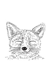 Load image into Gallery viewer, Wall artwork, Sleepy Fox
