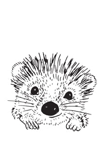 Wall artwork, Pip the Hedgehog