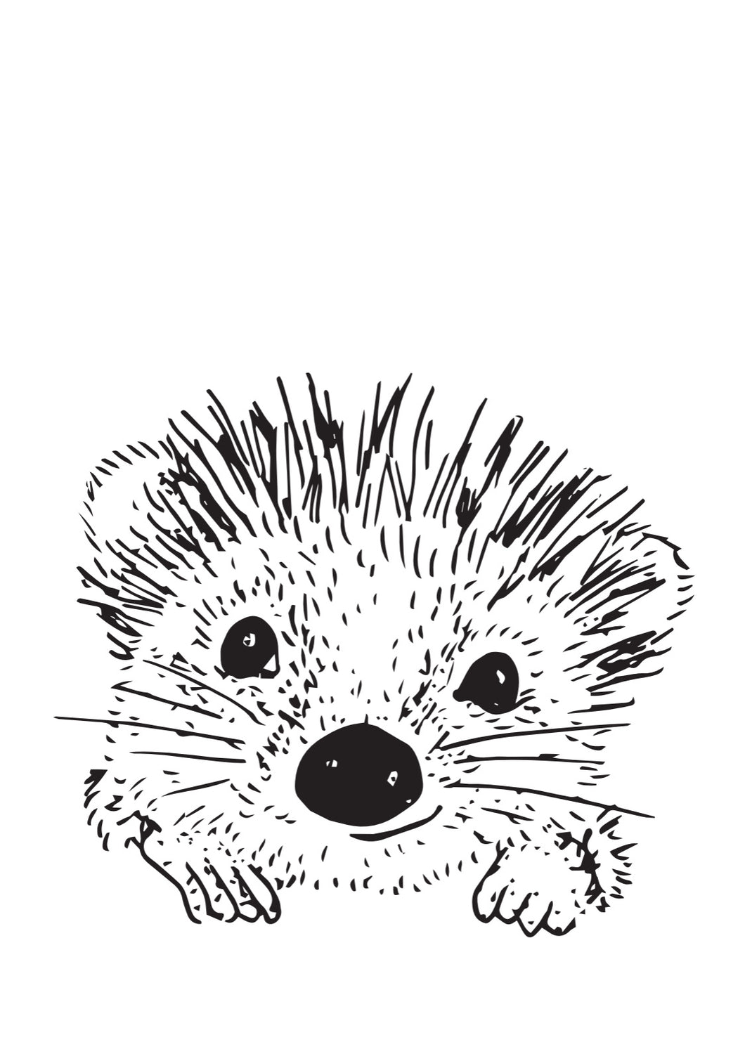 Wall artwork, Pip the Hedgehog